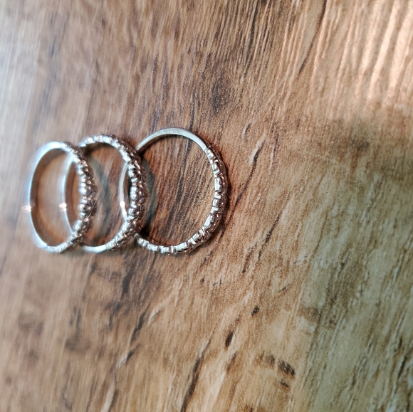 Pura Vida Flower Stack Rings - Picture 2 of 2